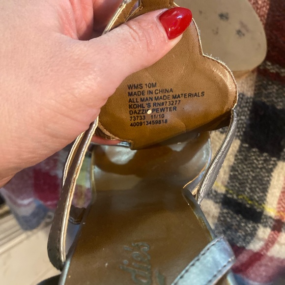 Vintage ladies Candies wedges size 10 - Picture 10 of 12